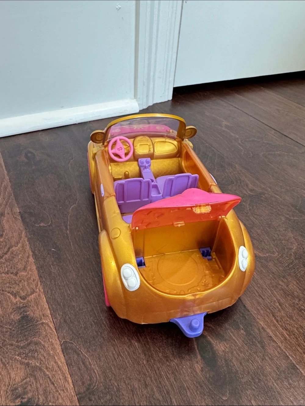 Shopkins Car Bundle Shoppies Toys Pink Purple Aqua Gold